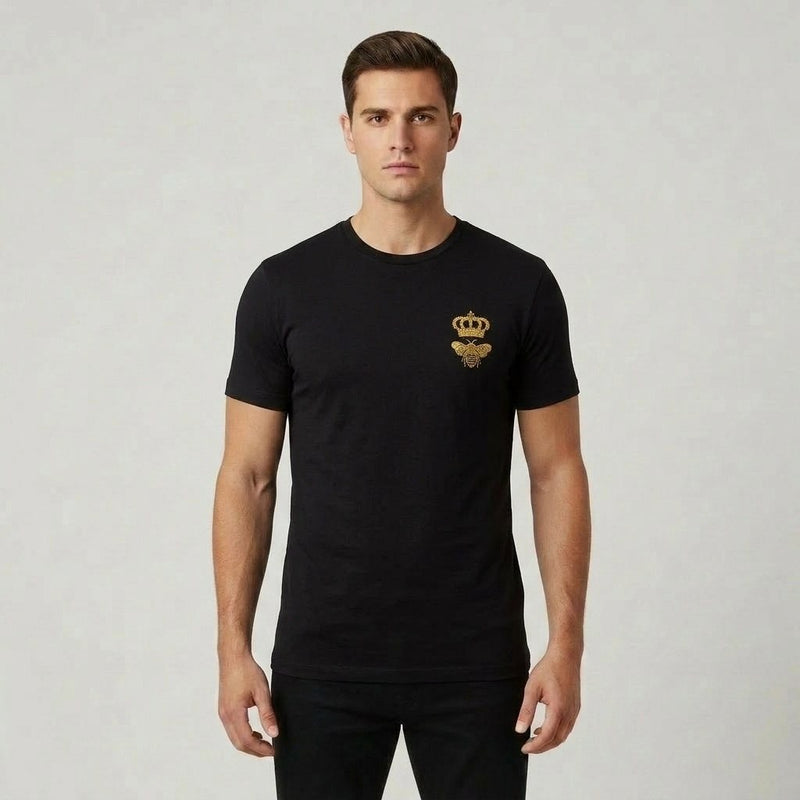 Dolce & Gabbana Royal Bee Tee – Black