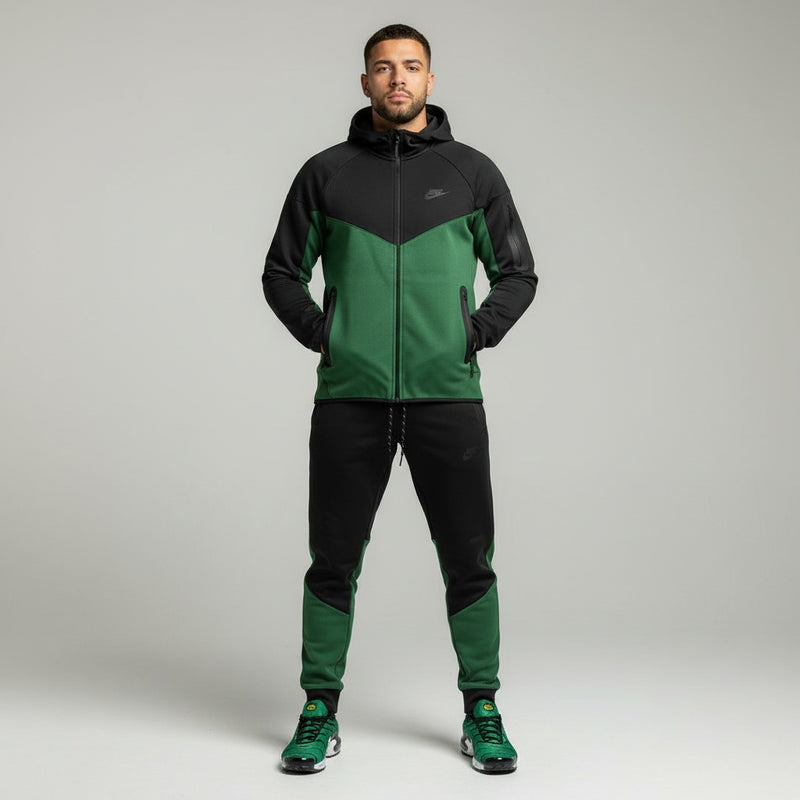 Nike Tech Fleece Set – greendark