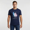 Ralph Lauren Triple Pony Tee – Navy