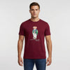 Ralph Lauren Campus Bear Tee – Burgundy