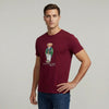 Ralph Lauren Campus Bear Tee – Burgundy