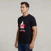 Dsquared2 Maple Leaf Graphic T-Shirt — Black