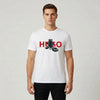 Hugo Snake Tee – White