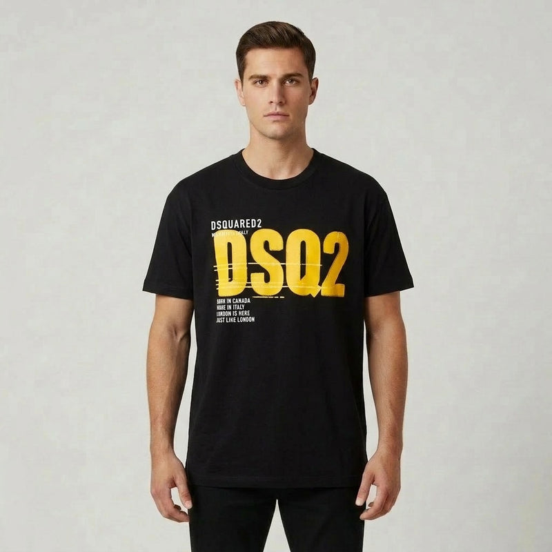 Dsquared2 DSQ2 Made In Italy Tee – Black
