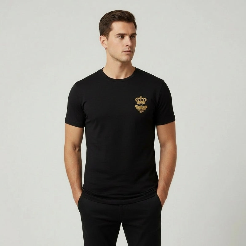 Dolce & Gabbana Royal Bee Tee – Black