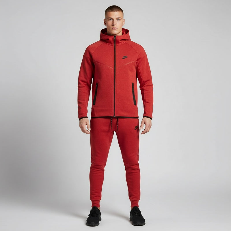 Nike Tech Fleece Set – Red