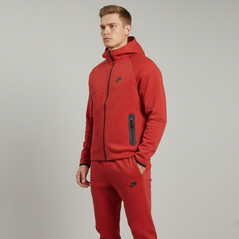 Nike Tech Fleece Set – Red
